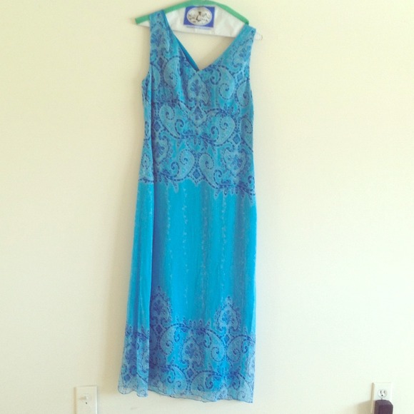 Floor length maxi dress