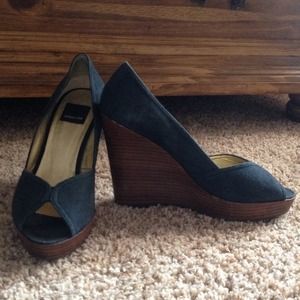 dolce vita peep-toe wedges