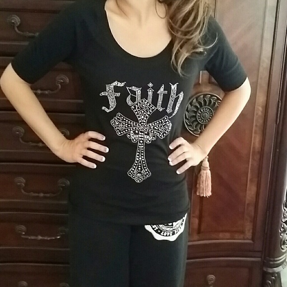 Blinged out Faith t-shirt!
