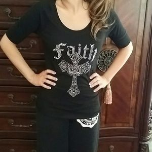 Blinged out Faith t-shirt!