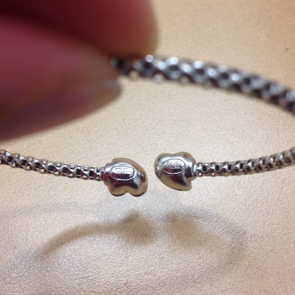 SS 925 Heart Cuff - Picture 3 of 3