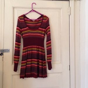 ✨REDUCED✨NEW Free People Long Sleeve Sweater Dress