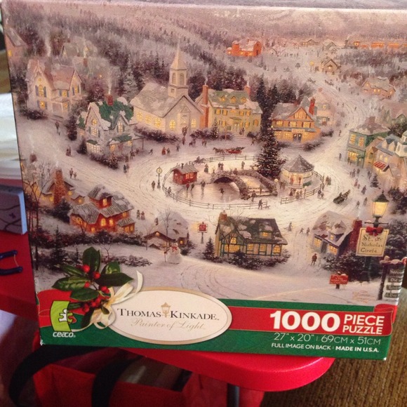Thomas and KinKade painter of light puzzle!'🎽👠💃