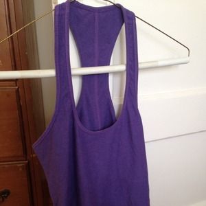 Lululemon purple cotton racerback tank