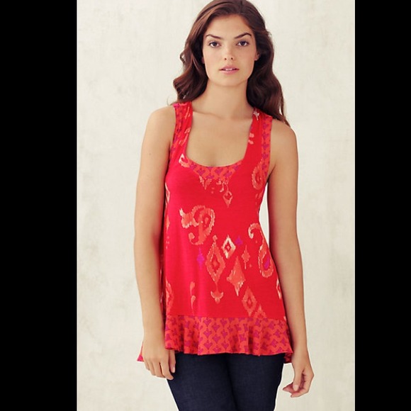 Fiery Cross Back Tank from Anthropologie