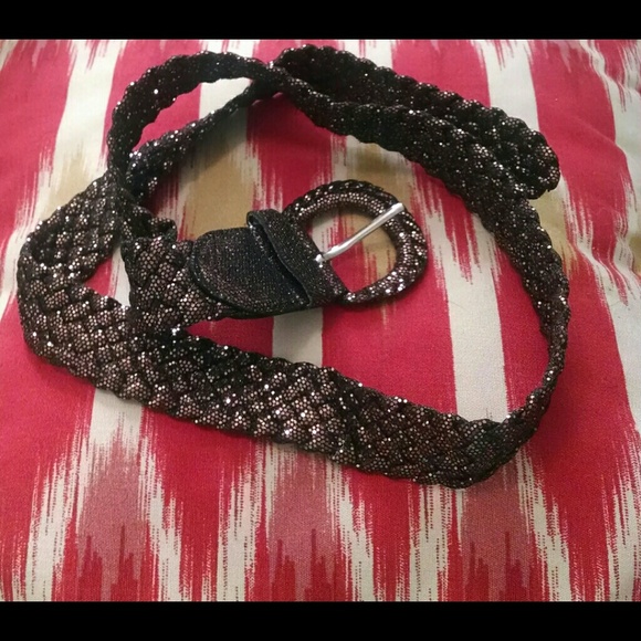 Glitter bronze belt!