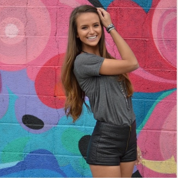 Vegan Leather Shorts