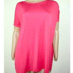 Pink short sleeve piko