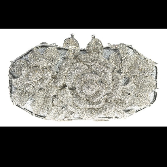 SOLD! Swarovski Crystal Clutch