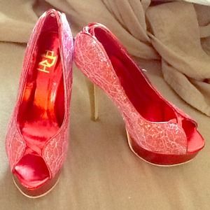 Red high heels