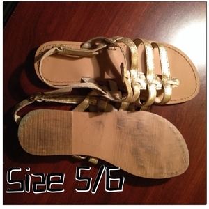 Gold Sandals