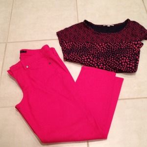REDUCED Pink Skinny Crops