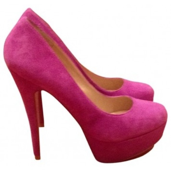 ๐๐ธ๐บ SOLD - ๐HP - Aldo Suede Lilac High Pumps 8 - Picture 2 of 4