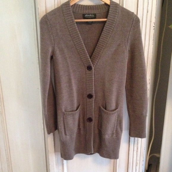 SOLD in Bundle! Eddie Bauer Long Cardigan - Picture 3 of 4