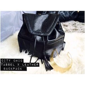 🎀Leather Tassel Backpack🎀