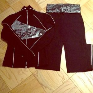 Bebe sport 3 piece workout suit