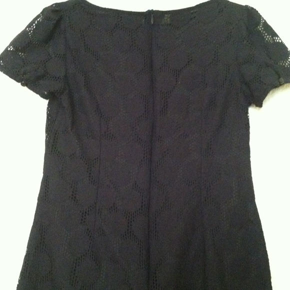 Black polka-dot lace dress - Picture 4 of 4