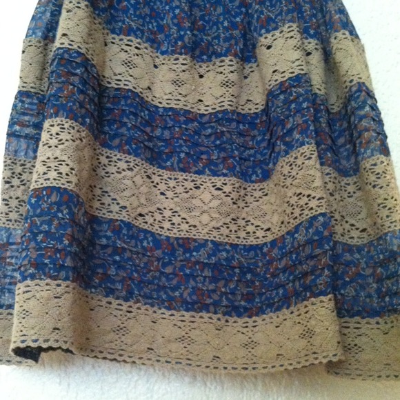 Blue floral summer dress - Picture 3 of 4