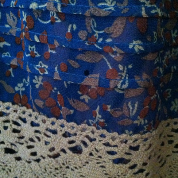 Blue floral summer dress - Picture 4 of 4