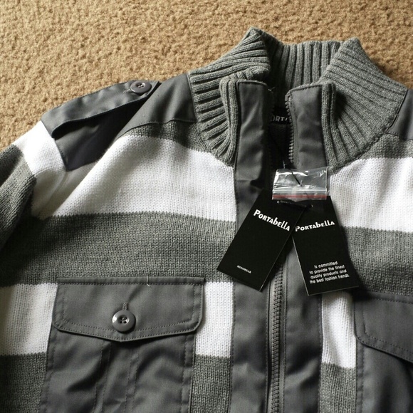 NWT sweater / jacket with zipper - Picture 2 of 2