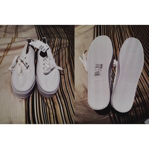 NWT H&M White Platforms