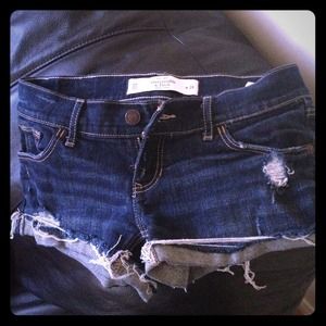 Abercrombie and Fitch Destroyed Shorts