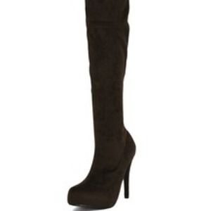 💙MixX Shuz over the knee suede boot
