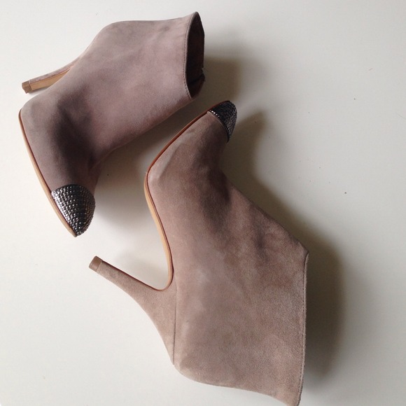 Zara nude ankle boot