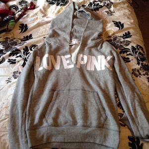 Victoria Secret Pink Grey Hoodie