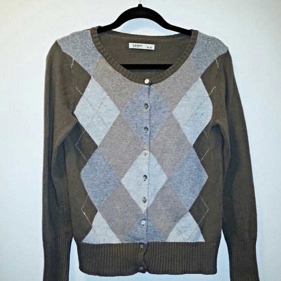 Argyle sweater (brown)