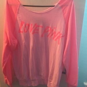 Pink sweatshirt
