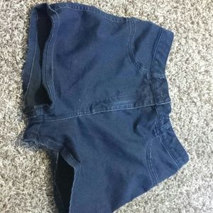 Navy blue High waisted shorts