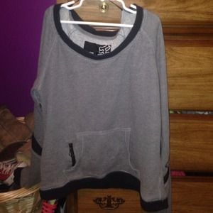 fox crop top sweater.