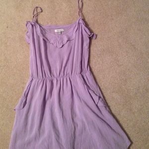 Aritizia Purple ruffle dress