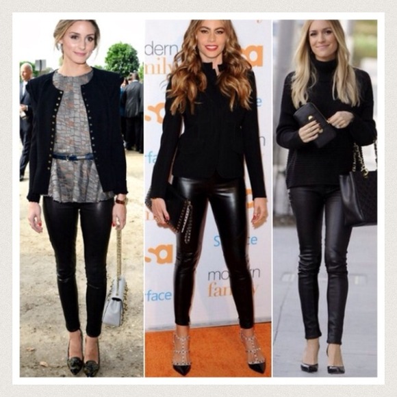 Pants - Faux leather leggings!