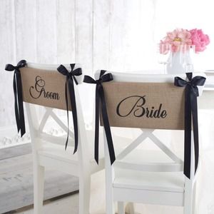 Wedding Chair signs