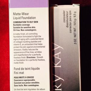 Mary Kay foundation and concealer