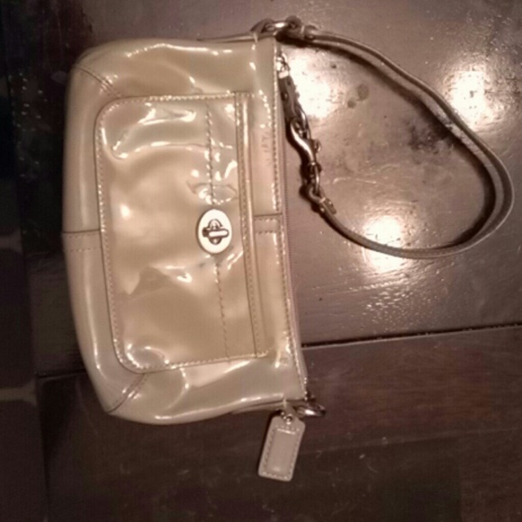 Gray wristlet
