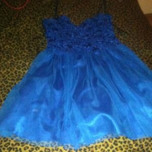 Size 11/12 blue homecoming dress