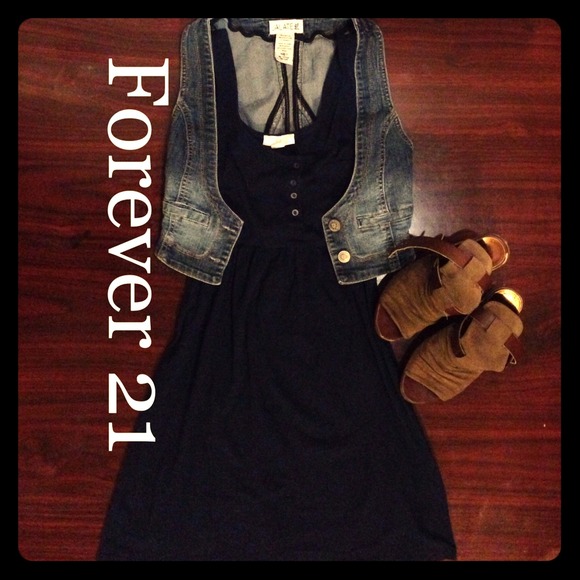 Dark blue♥︎ forever21 dress