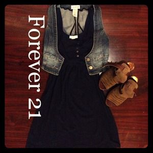 Dark blue♥︎ forever21 dress