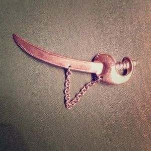 Vintage sword pin