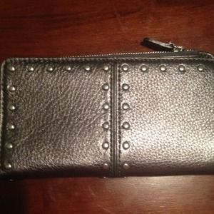 NWT Michael Kors Silver Astor Wallet