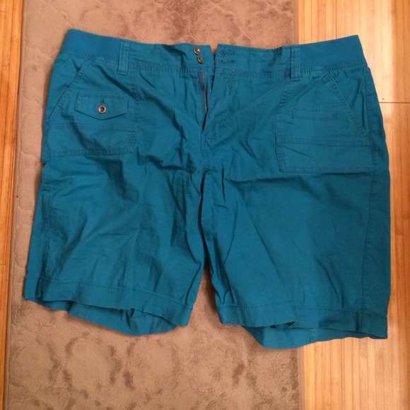Teal green Shorts