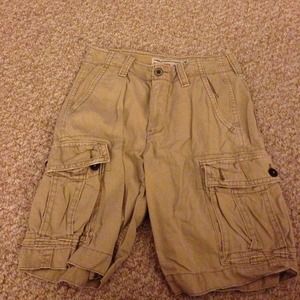 Khaki men's shorts