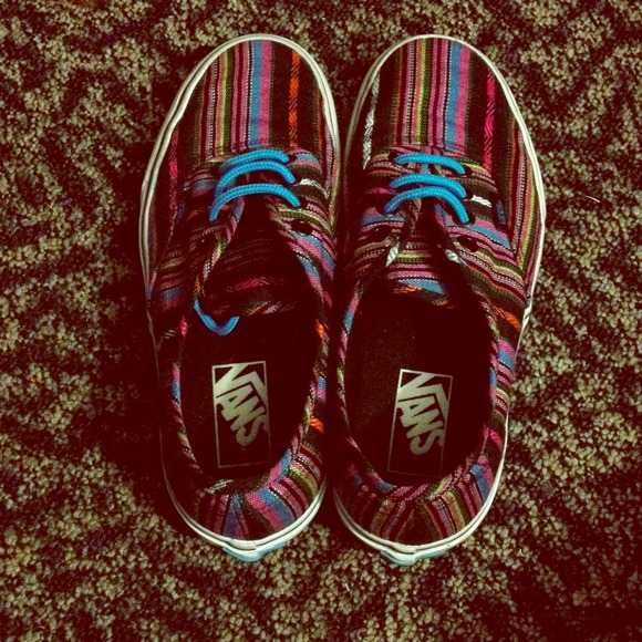 Multi colored vans