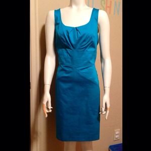 Teal sleeveless dress
