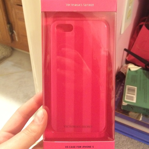 Victoria's Secret striped phone case