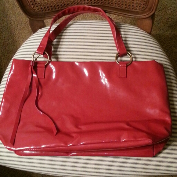 Neiman Marcus Candy Apple Red Handbag