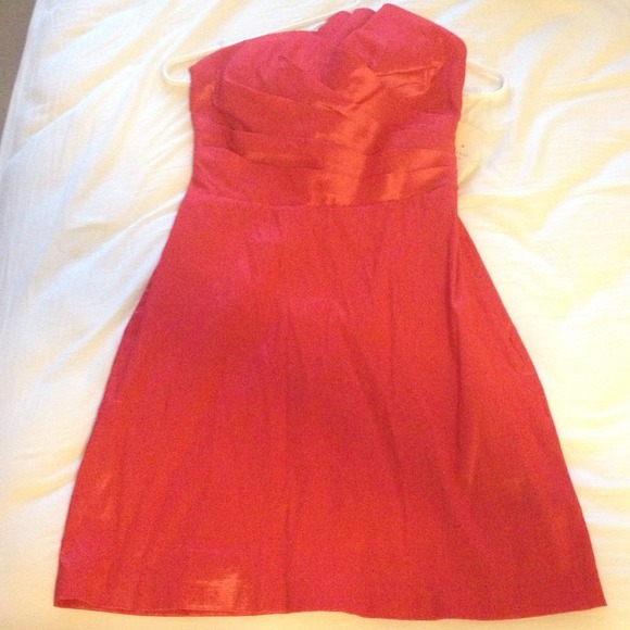 F21 coral dress